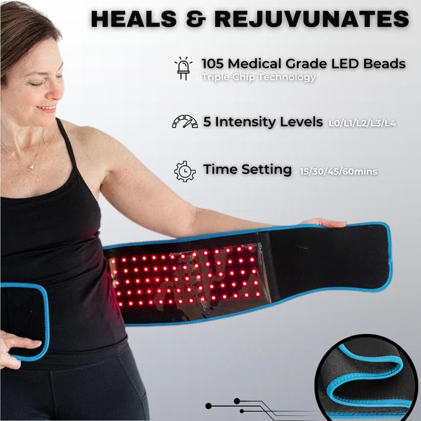 HealBand Red Infrared Light Therapy Belt